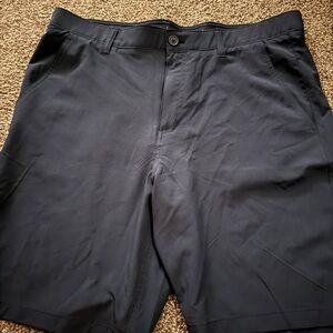 Men's Black Golf Shorts